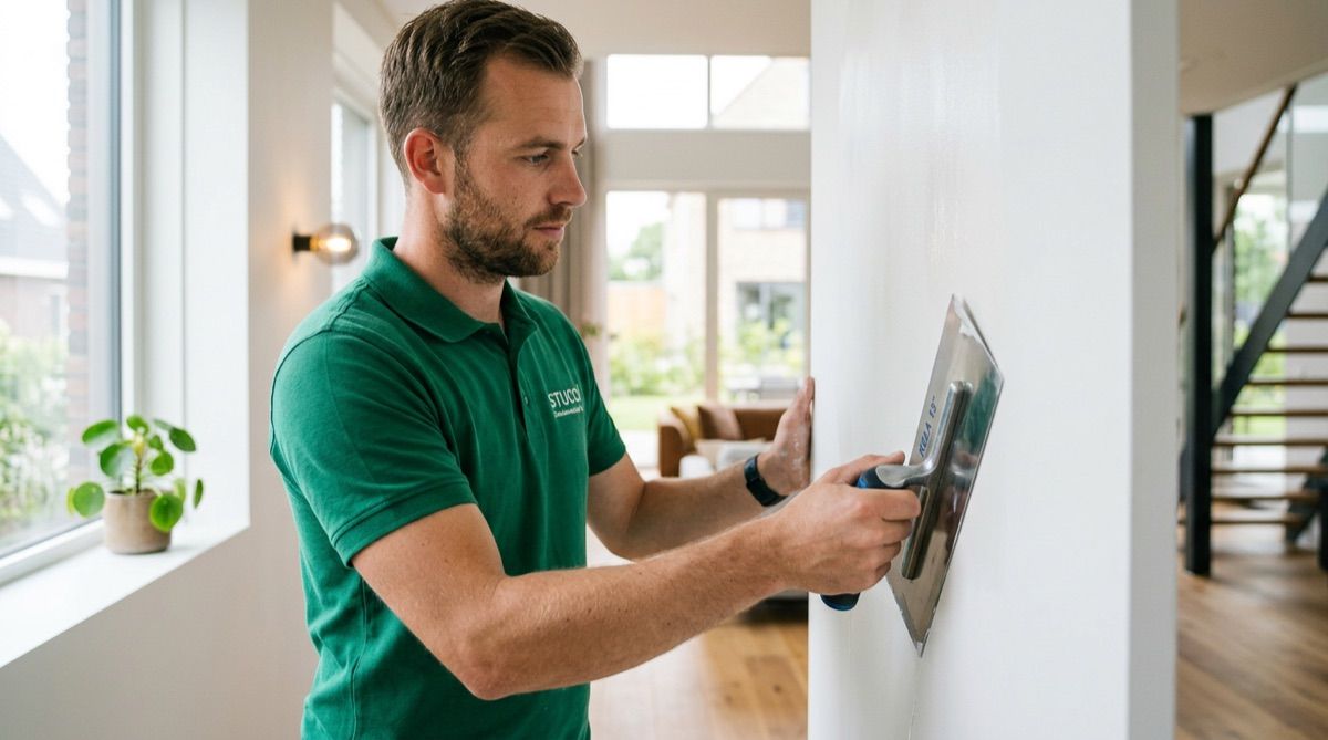 Dunpleister door 24stukadoor
